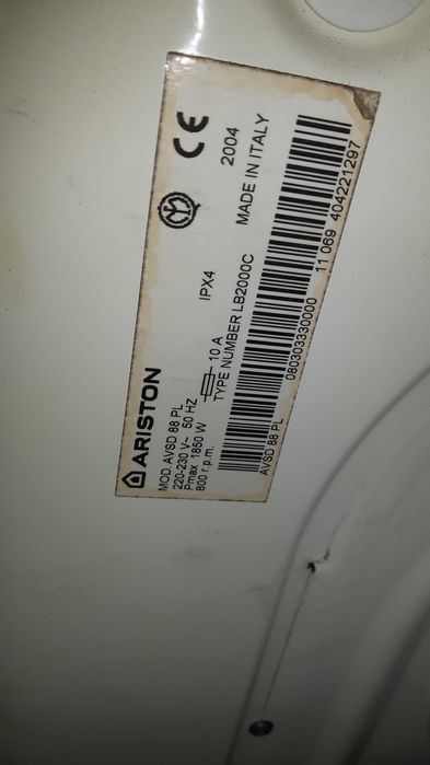Стиральная машина Ariston на запчасти