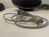 Kabel zasilacza zasilający 2 m IEC 320 C13 żeński szary grubo żyłowy