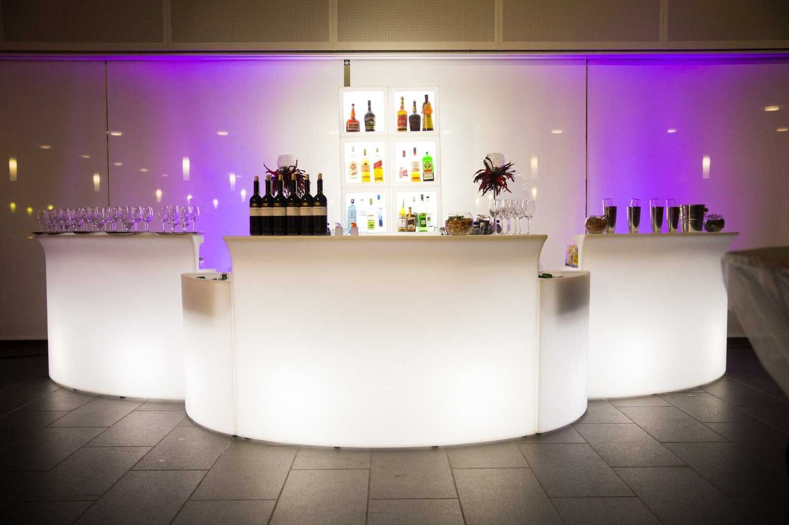 Balcão led rgb com comando