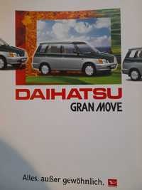 DAIHATSU Gran Move 1.5 prospekt niemiecki rok 1997