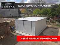 Garaż Blaszany-BIAŁY|Garaże Blaszane|Wiata |Hale|Blaszak| - ESSTAL*