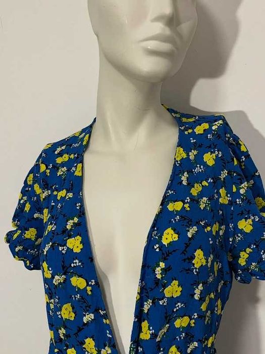 Diane von Furstenberg Kwiecista Wiskozowa Sukienka