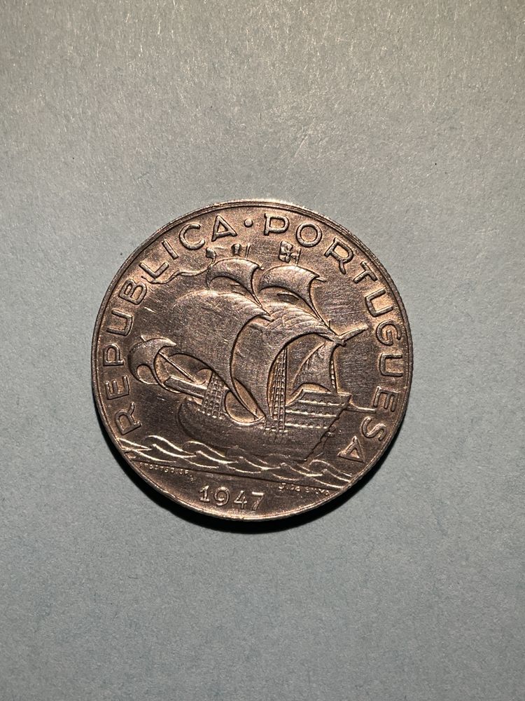 Lote de 5$00, 1937 (escassa) 1940, 1947 e 1951