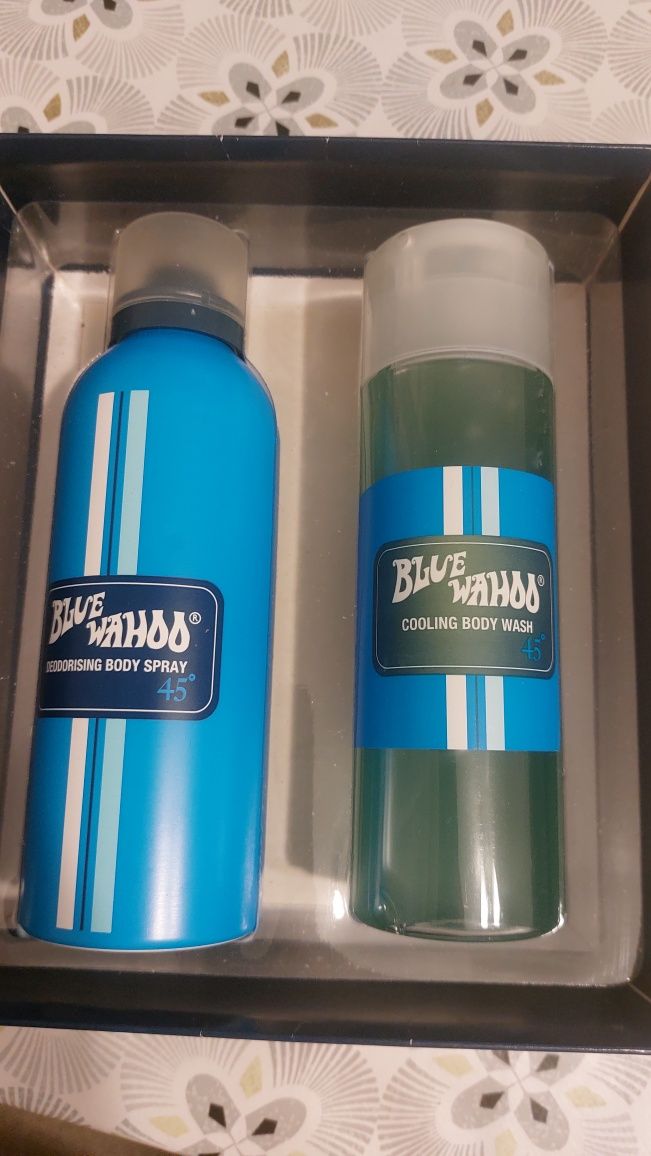 Zestaw męski do ciała blue wahoo dezodorant I płyn do mycia