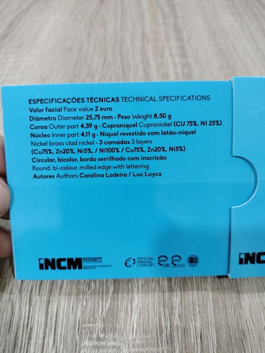 Moeda Comemorativa 2€ Proof Desenvolvimento Sustentável Portugal 2025