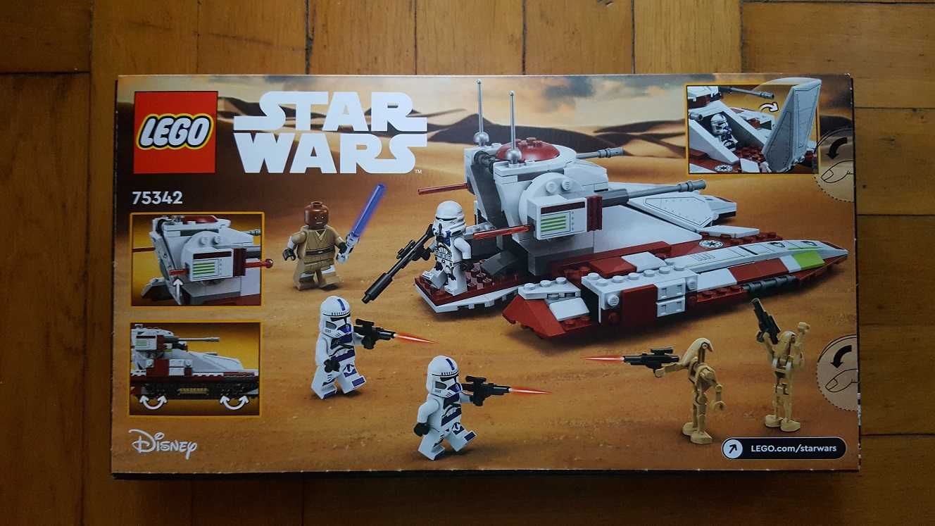 LEGO 75342 Czołg bojowy Republiki z serii Star Wars - NOWY Set Wrocław