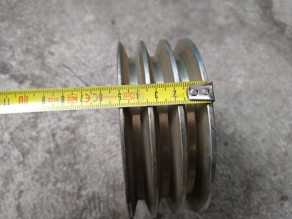 Koło pasowe na 3 paski 3x13,szajba nowa ocynkowana