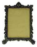 Moldura Bronze Antiga Porta-retratos Floral (passepartout, de mesa)