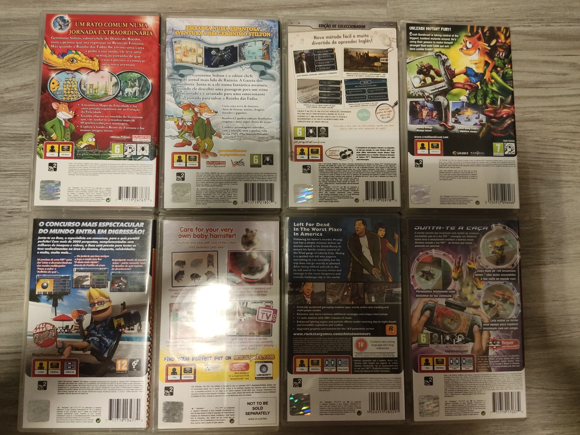 (ATUALIZADO)Lote Jogos de PSP