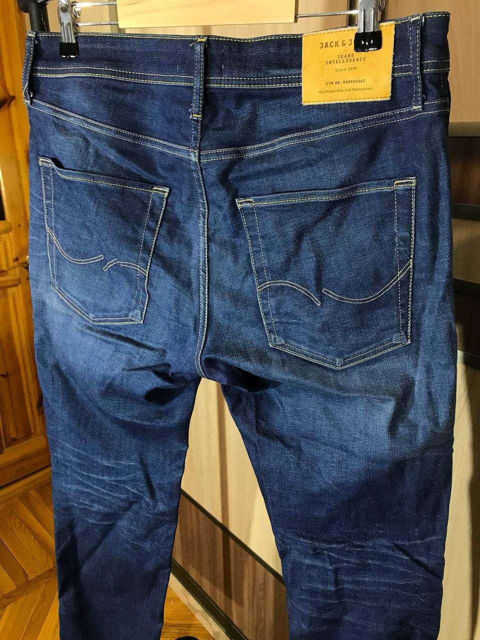 Мужские джинсы штаны Jack & Jones Slim/Straight Size 33/32 оригинал