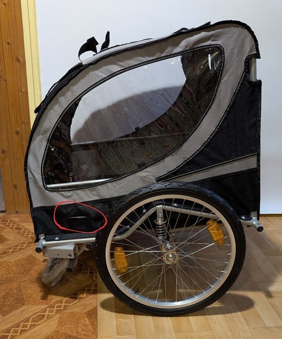 Karlie Przyczepka Rowerowa Dla Psa Paris De Luxe 148X90X88Cm Do 50Kg