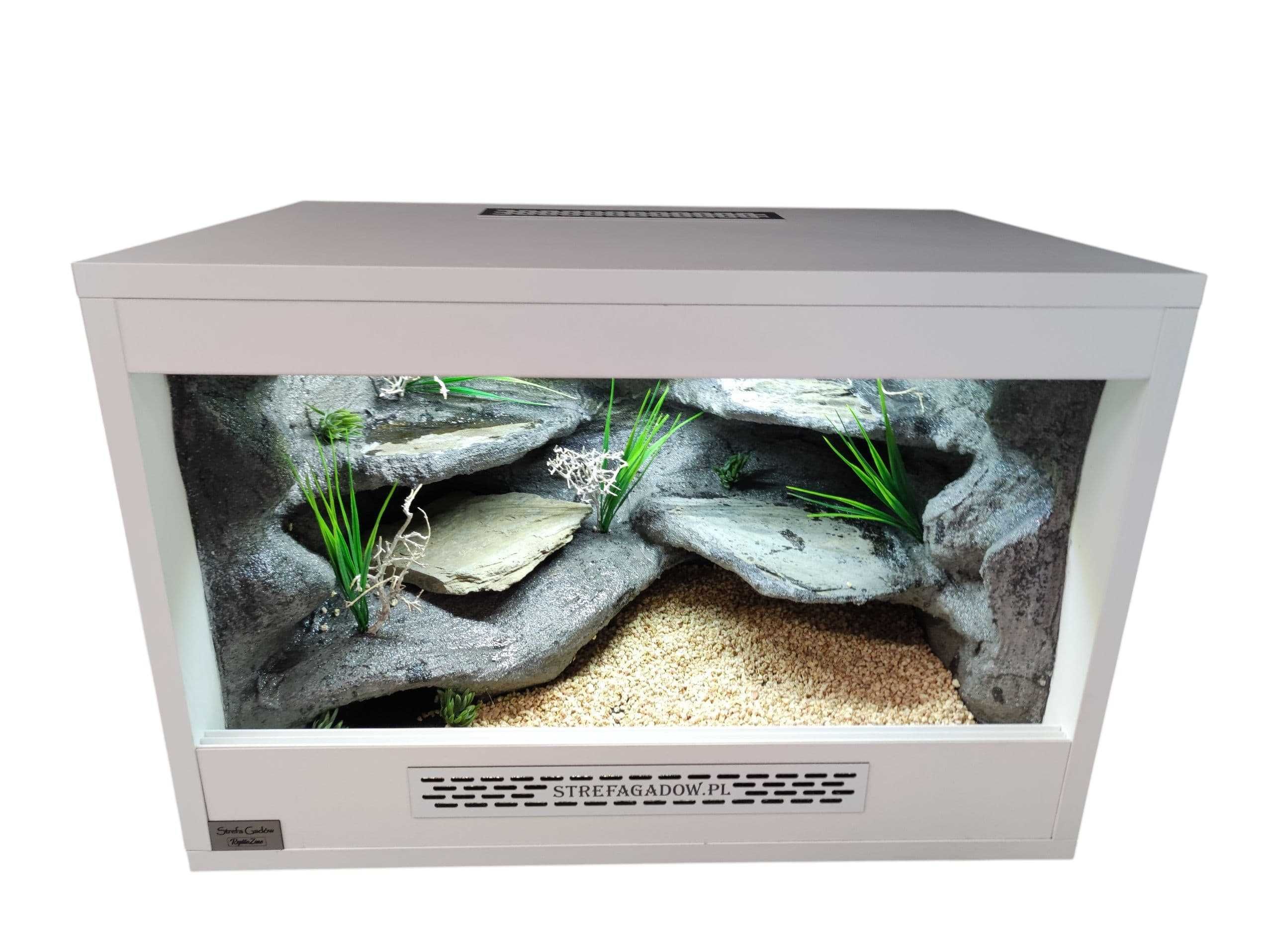 Terrarium pustynne nr751 60/40/40 dla gekona lamparciego DOSTĘPNE