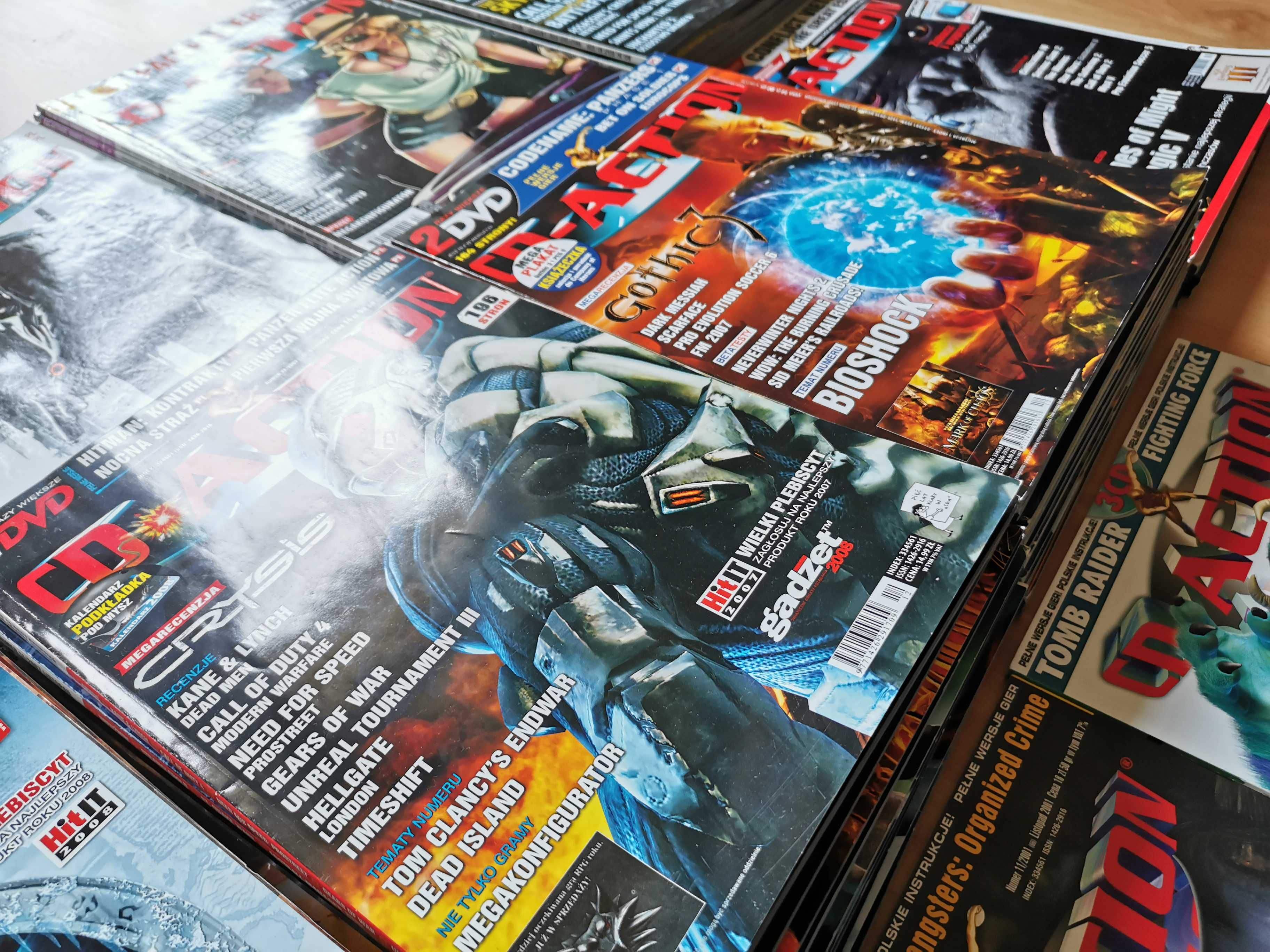 CD-Action kolekcja 130+ numerów, stan idealny lub bardzo dobry