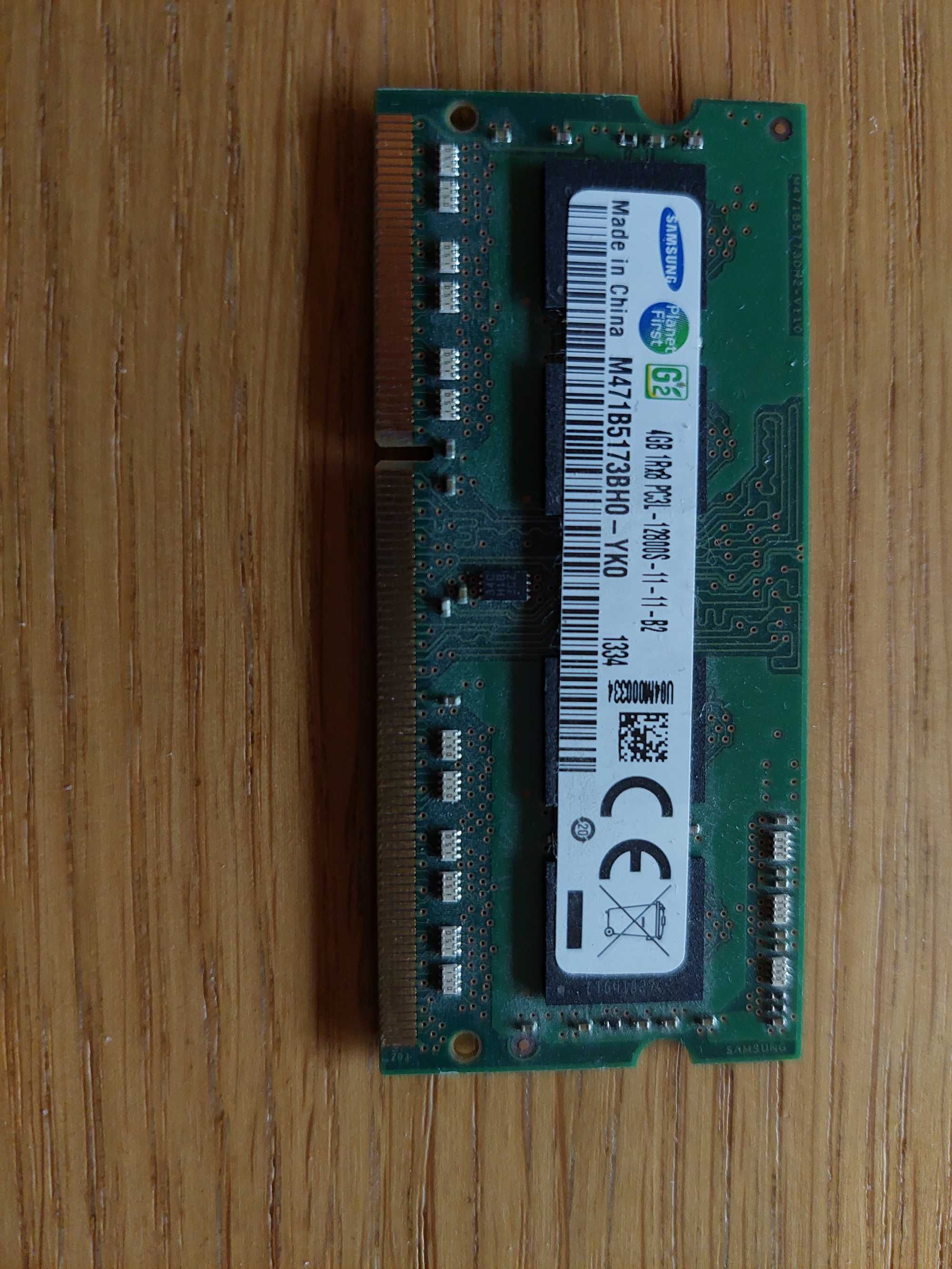 Memoria RAM Samsung  4GB 1Rx8 PC3L-12800S-11-11-B2 DDR3
