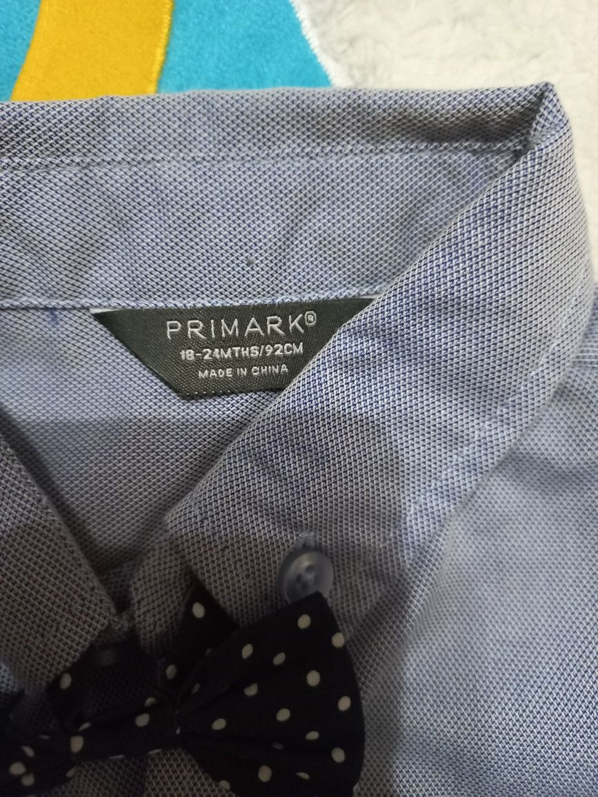 СОРОЧКА PRIMARK з жилеткою та метеликом  для хлопчика