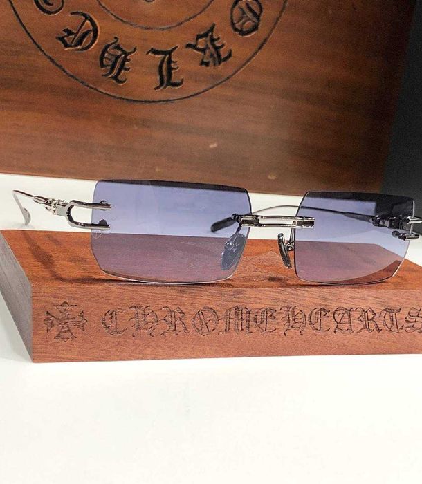 Мужские очки Chrome Hearts темные очки Хром Хартс солнцезащитные g208