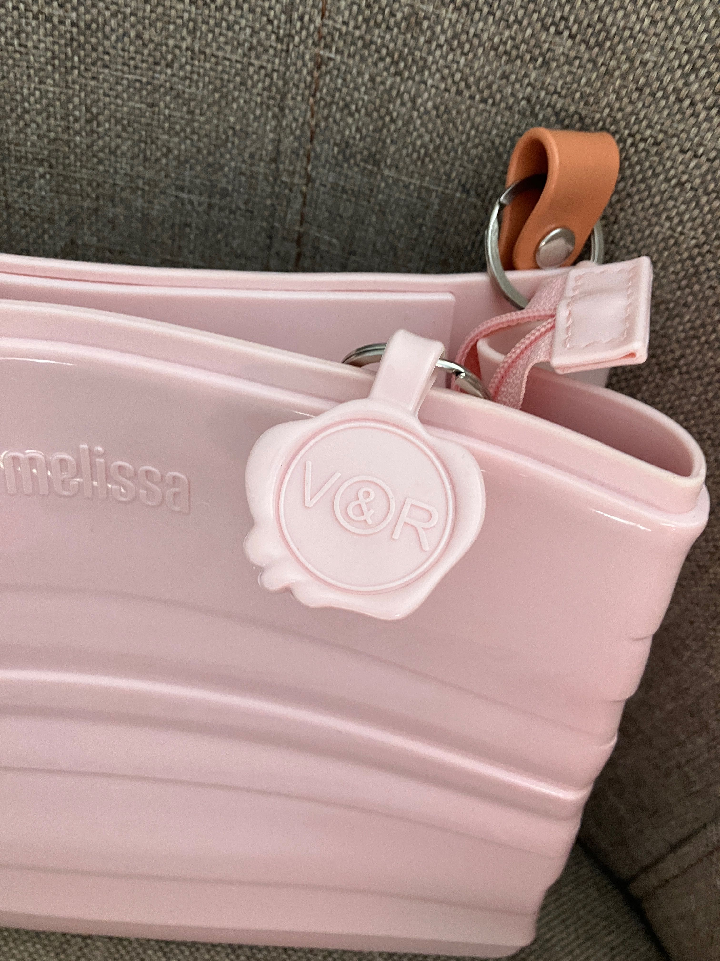 MELISSA TIE BAG Viktor and Rolf torebka limitowana edycja pudrowy róż