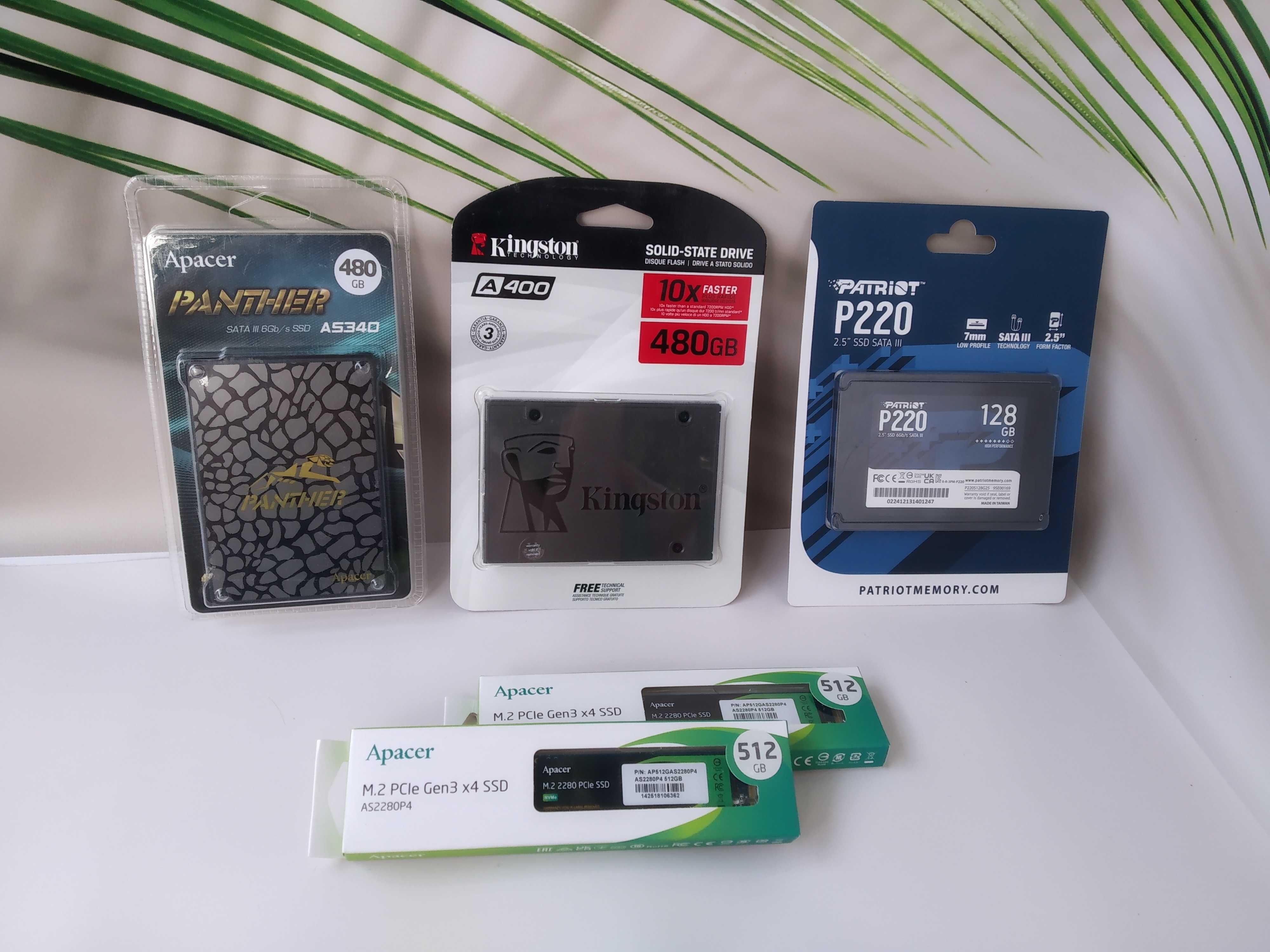НОВІ накопичувачі SSD 480 ГБ