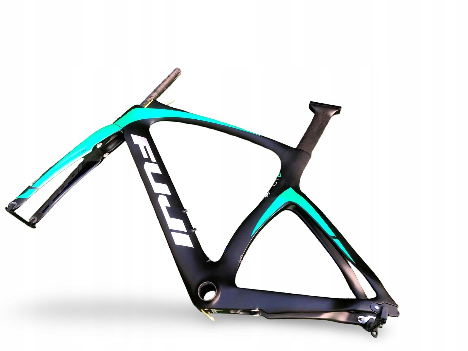 Rama Rowerowa Triathlon FUJI NORCOM STRAIGHT 2.1 55Cm Kompletna Carbon