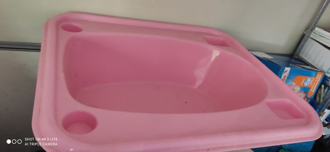 Banheira rosa  bebe