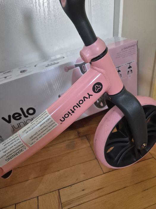 Біговел, рожевий для діток від 18м. YVolution  Yvelo Junior