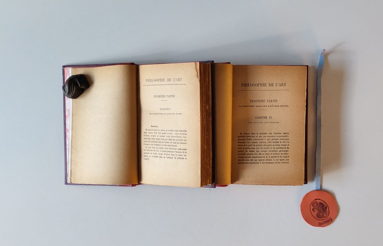 Philosophie de L'art I e II H. Taine