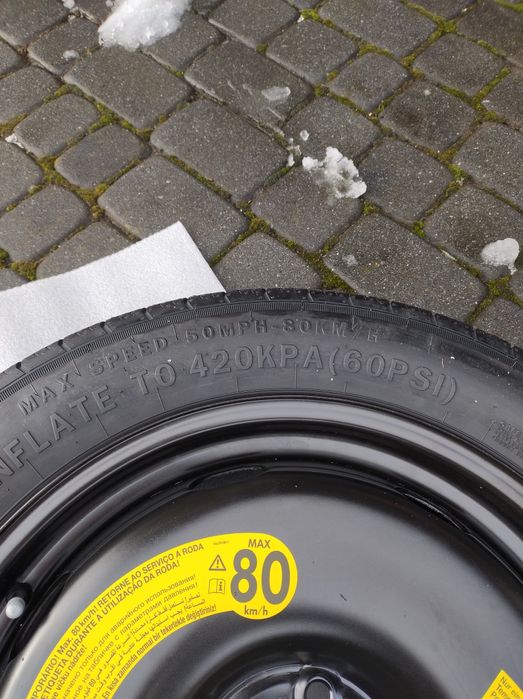 Koło dojazdowe VW-oryginalne, nieużywane+pokrowiec