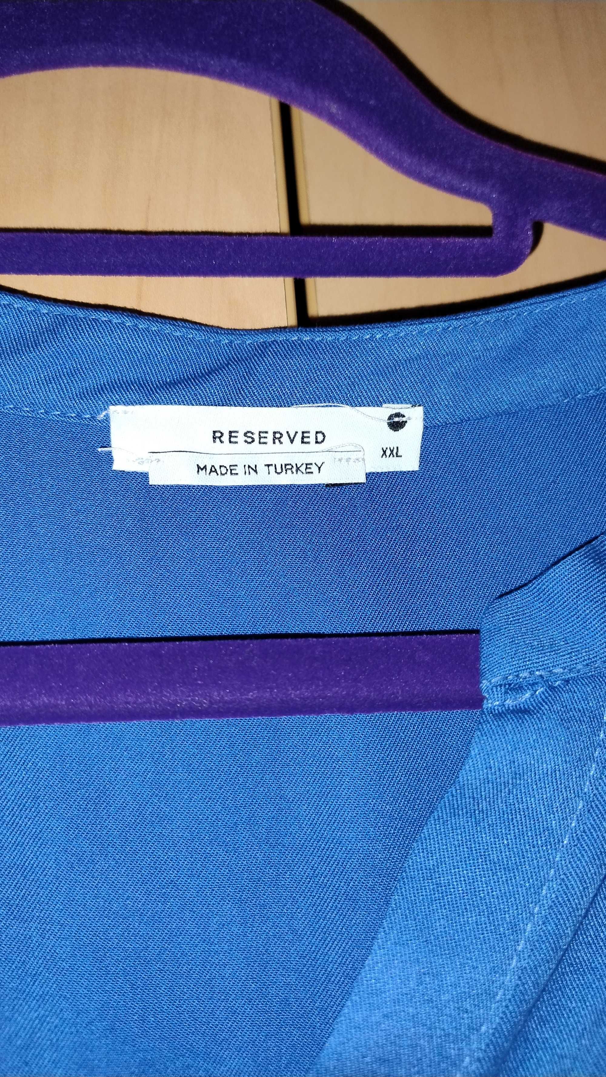 ELEGANCKA BLUZKA Reserved niebieska r. XXL