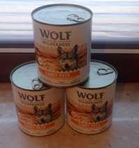 Wolf of Wilderness 3 puszki karma dla psa 800 g Drób kurczak