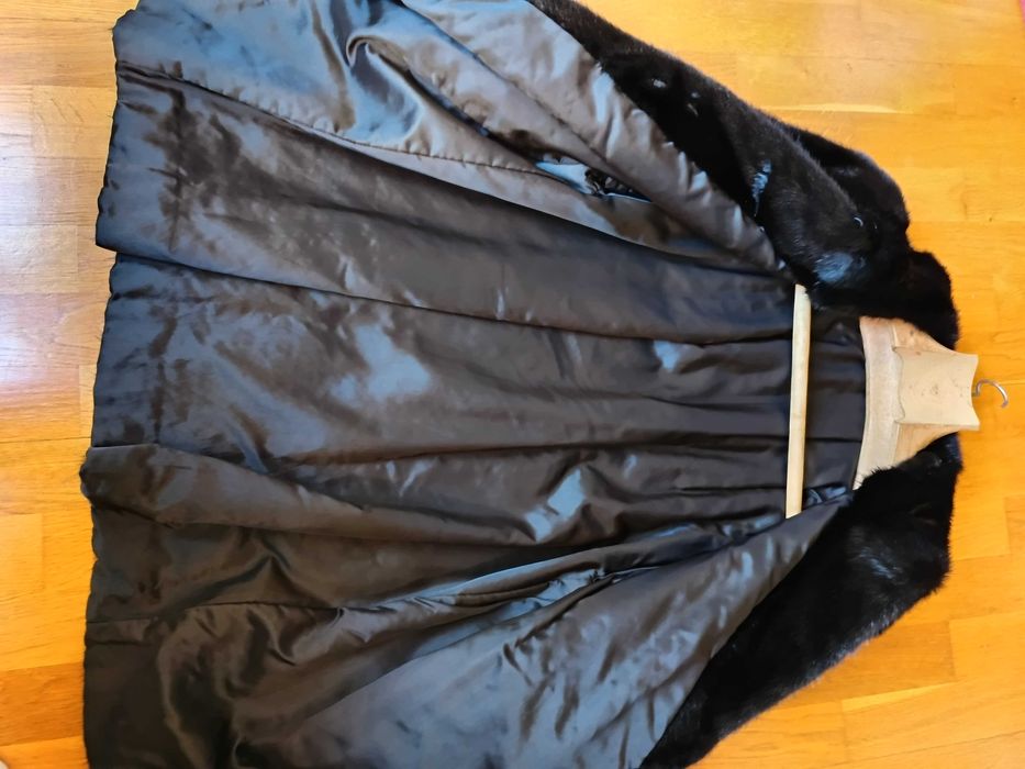 Casaco Vison Preto Impecável