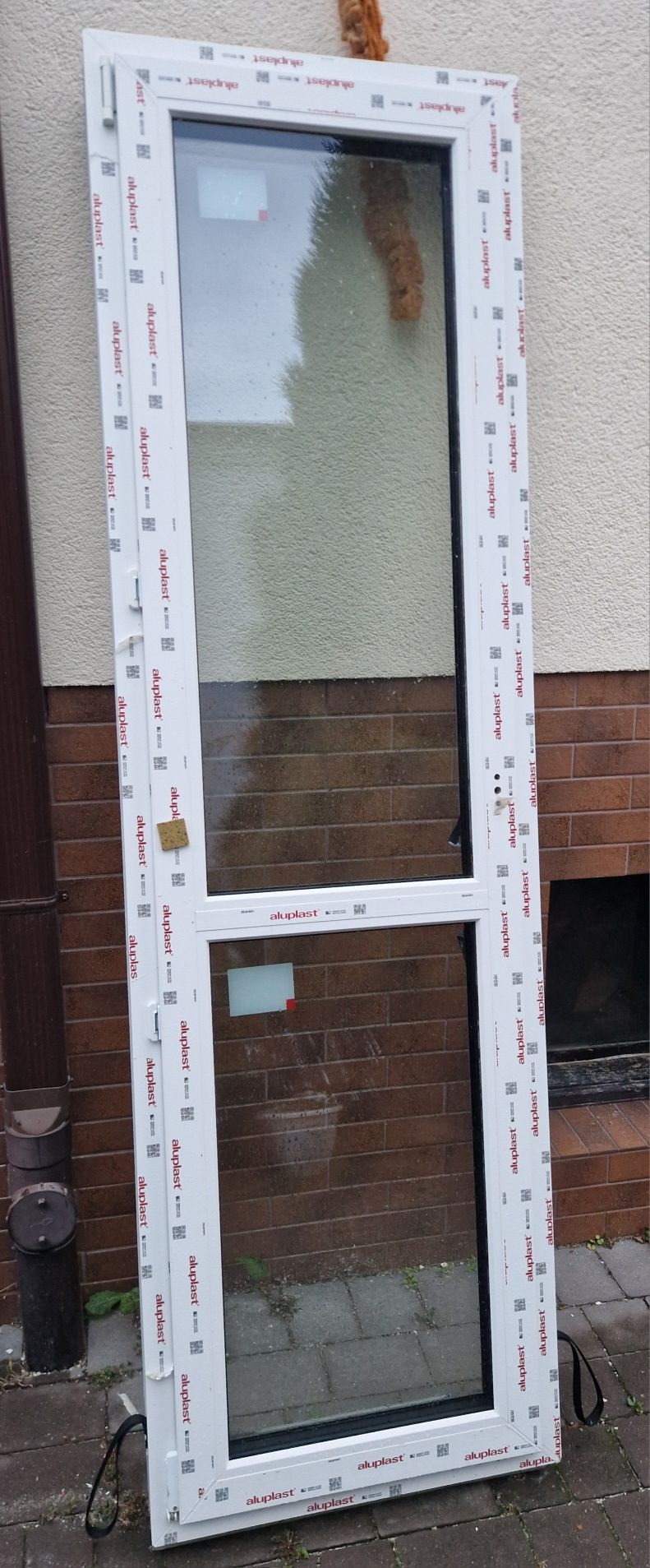 Drzwi balkonowe, okno PCV nowe Aluplast 8000