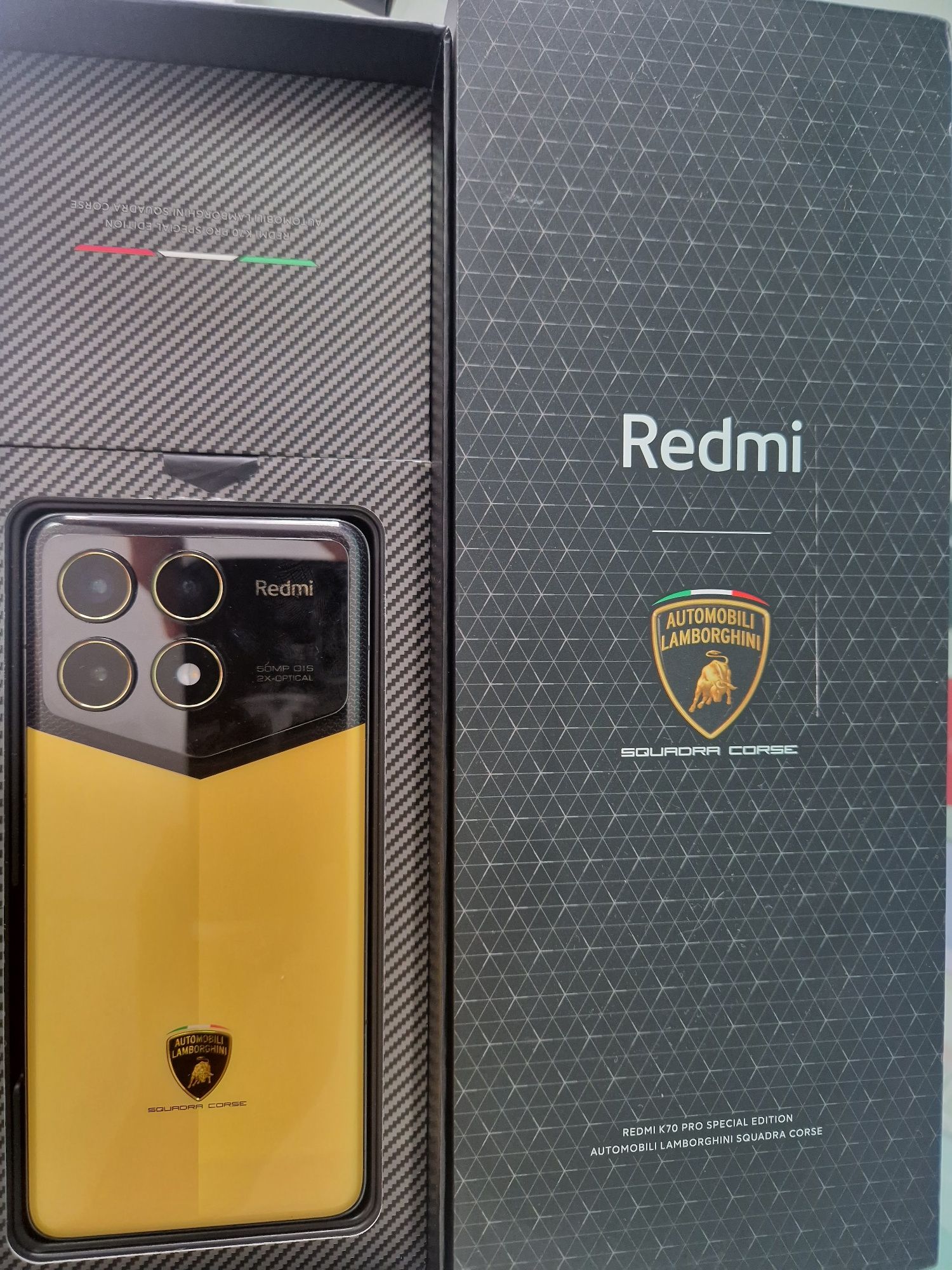 Redmi k70 pro Lamborghini.  Unico em Portugal.  Loja em Guimarães