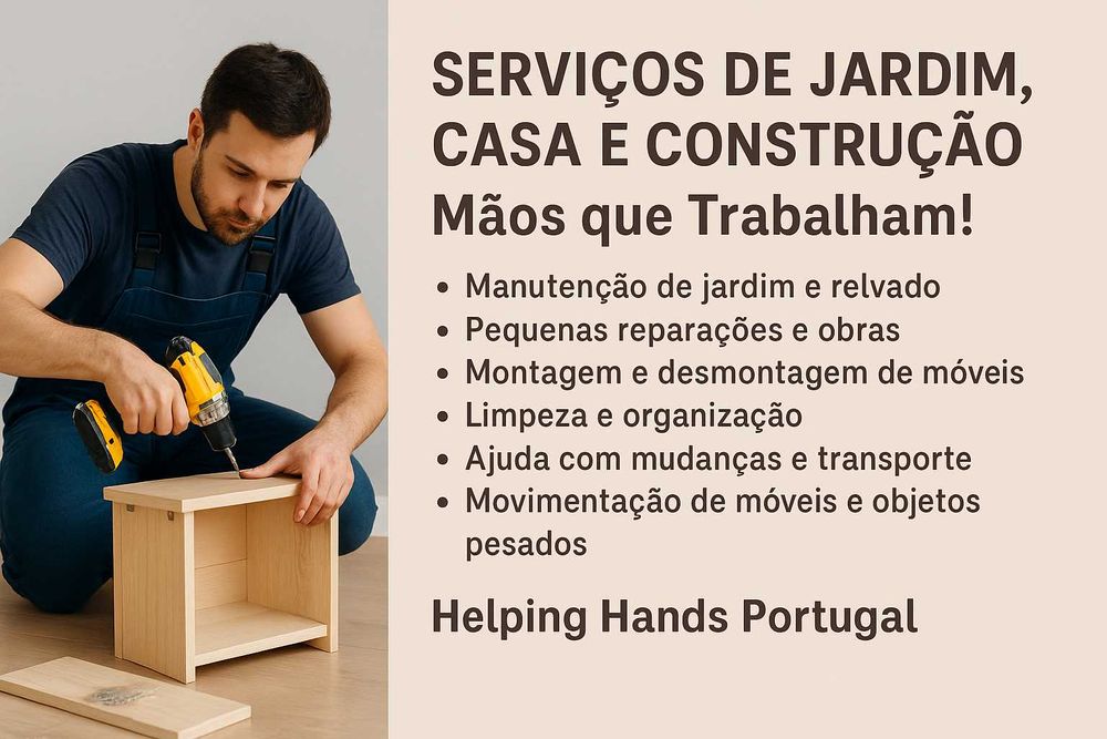 Reparos • Jardinagem • Mudanças • Ajuda Geral