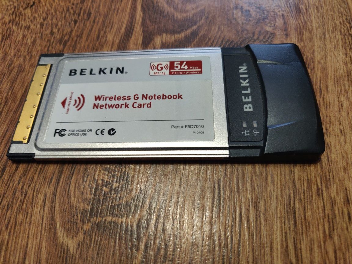 Bezprzewodowa karta sieciowa Belkin G 54 Mb/s 2,4 G