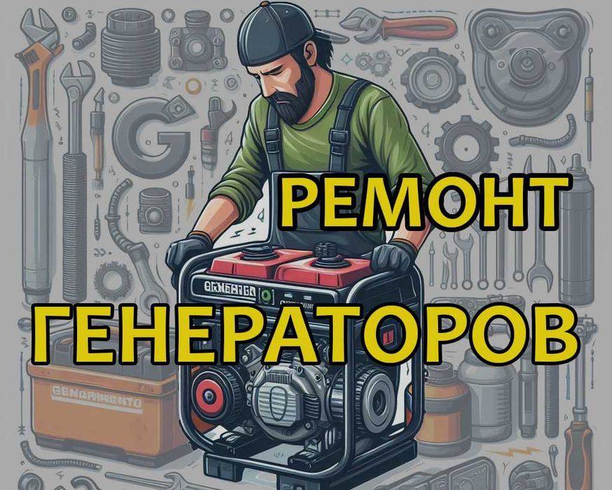 Ремонт бензинових генераторів та іншої техніки.