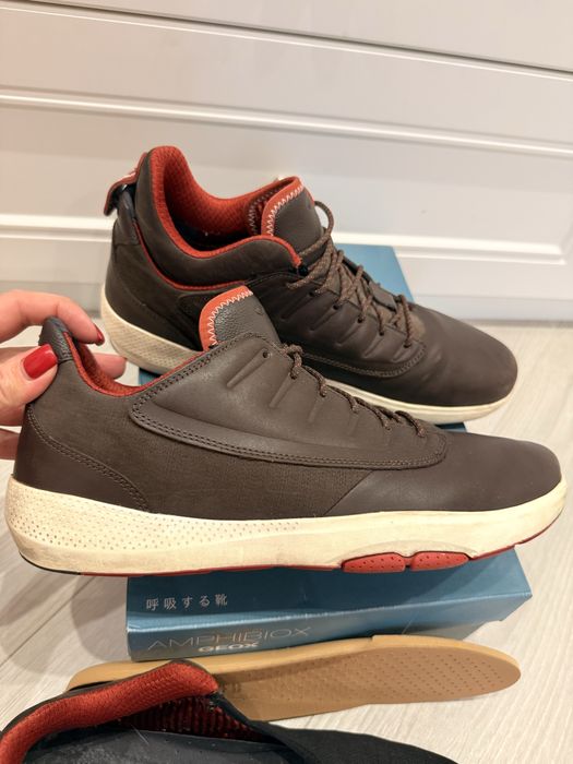 Черевики кросівки 2в1 Geox шкіра р.46