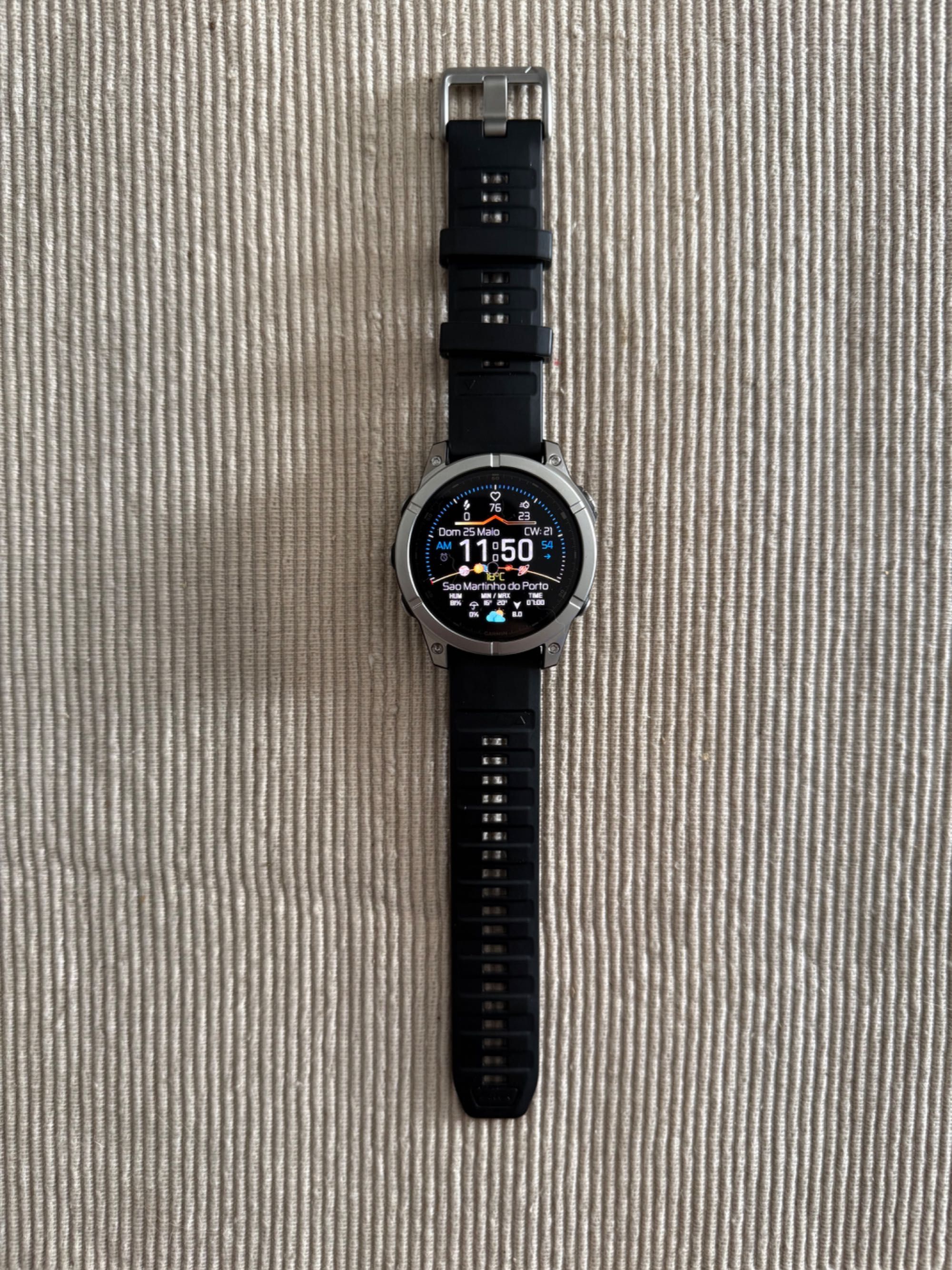 Garmin Fenix E (AMOLED + GPS + ACESSÓRIOS)