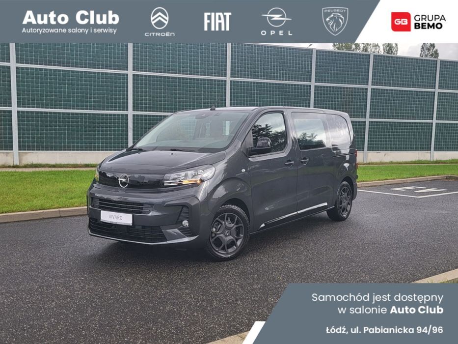 Opel Vivaro  Furgon Załogowy L ruchoma grodź