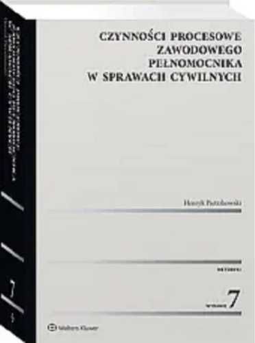 Czynności procesowe zawodowego pełnomocnika... - Henryk Pietrzkowski