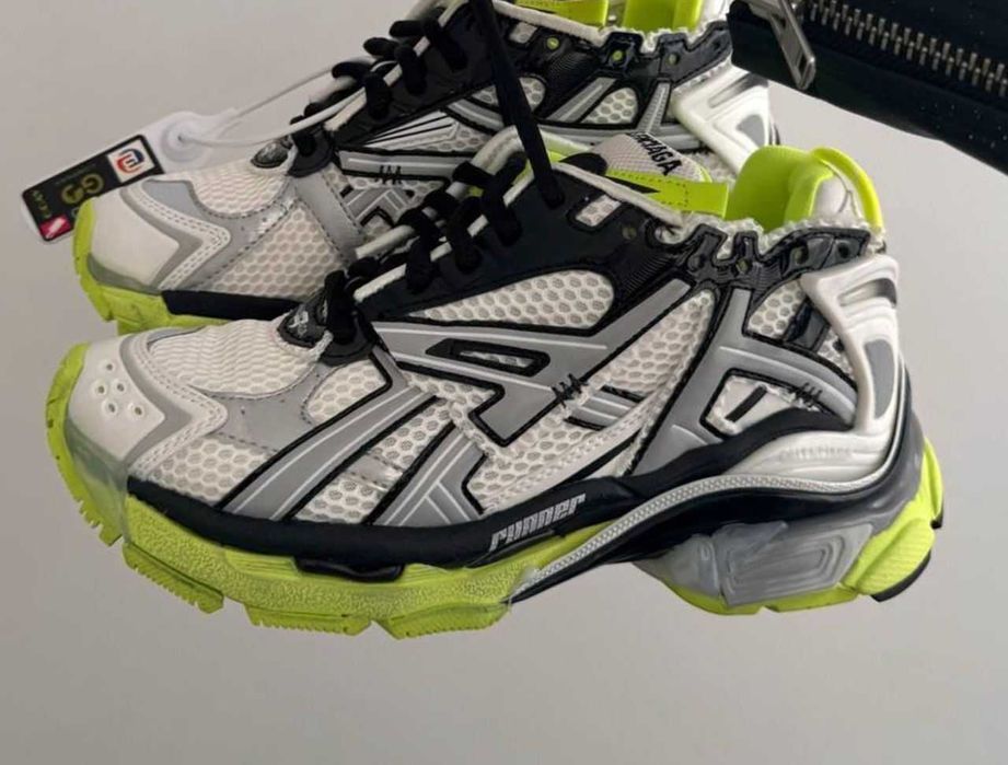 Кожаные кроссовки Balenciaga Runner Trainer кросівки баленсиага раннер