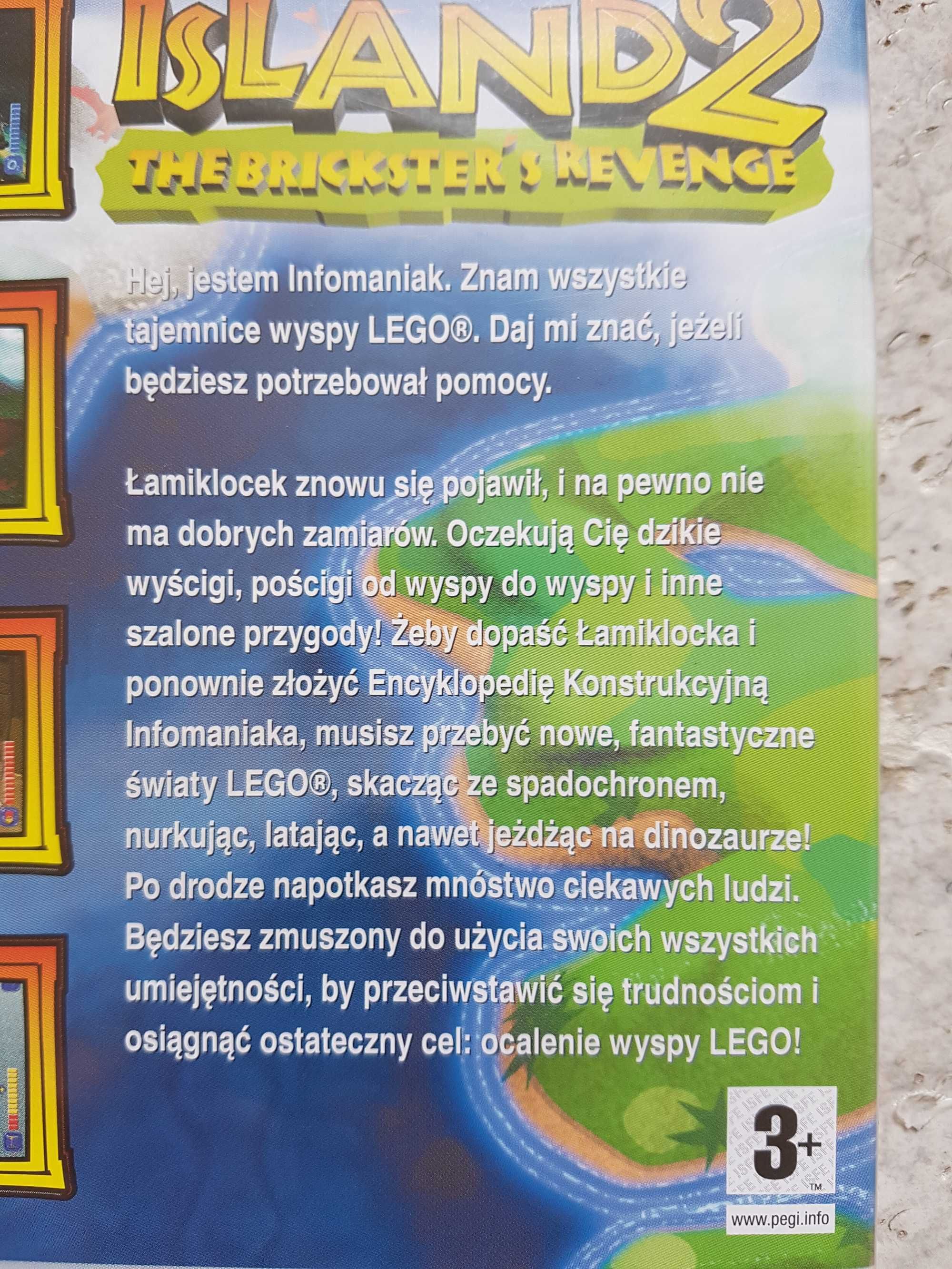 Gra Lego Island 2 PC CD-ROM Wiek 3+ Stan bdb