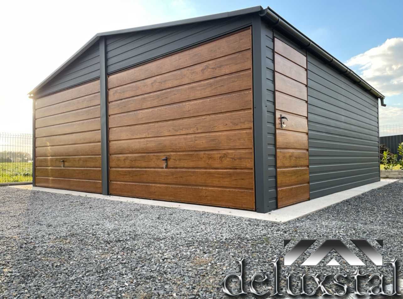 Garaze blaszane garaz PREMIUM 6x5.80 PROFIL ZAMKNIETY