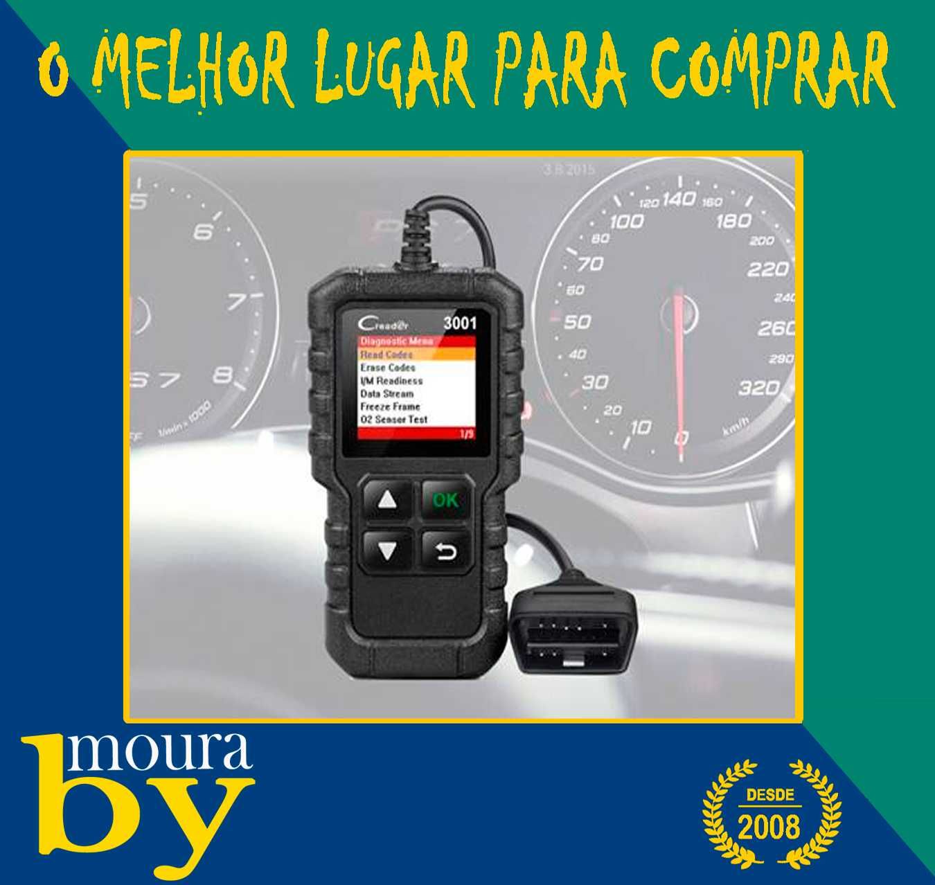 Aparelho de diagnostico OBDII/EOBD de motor Launch CR3001