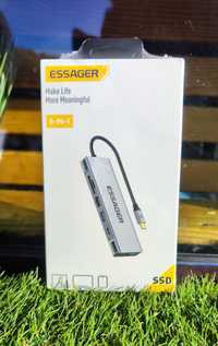 USB-хаб-карман для M.2 Essager 8-в-1