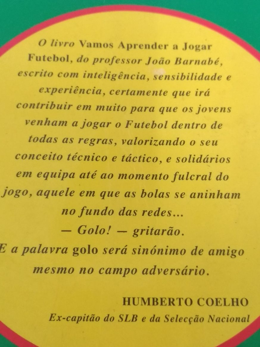 Livro: Vamos Aprender a Jogar Futebol de João Barnabé
