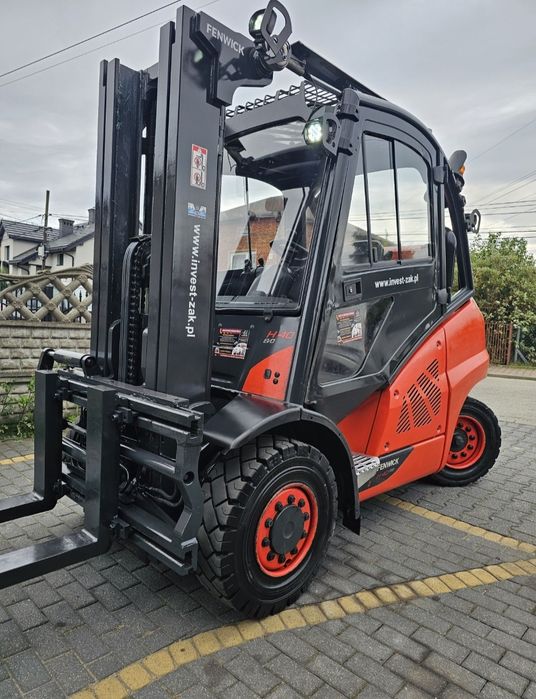 Wózek widłowy FENWICK-LINDE H40T-02 EVO TRIPLEX Pozycjoner 4sekcje2019