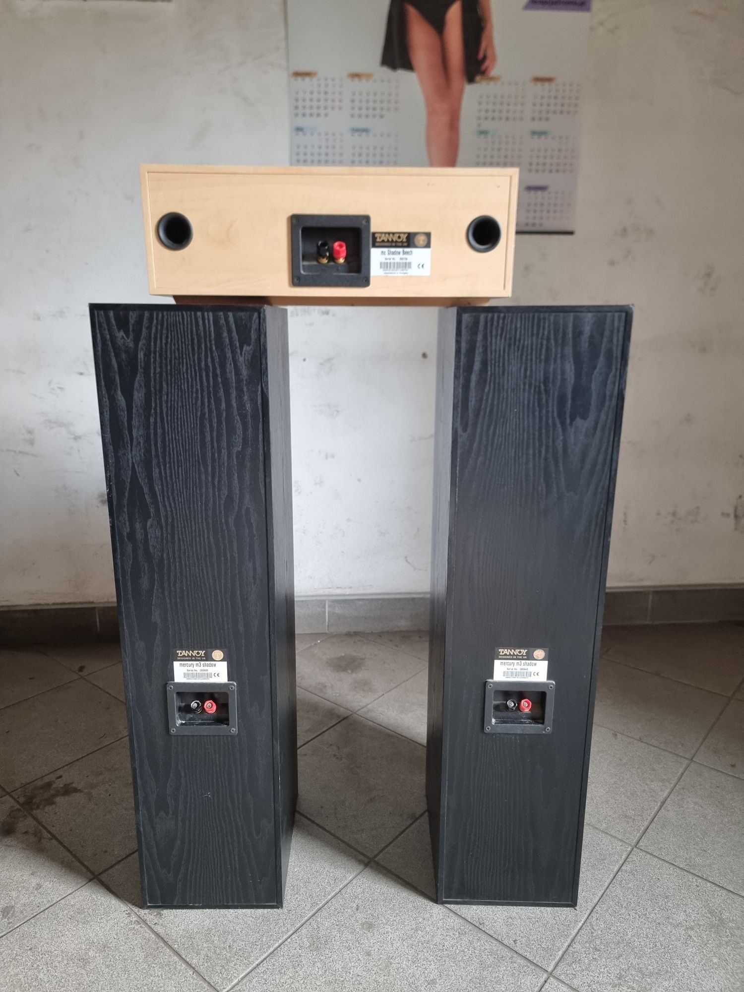 Kolumny Tannoy Mercury M3 – Shadow + Tannoy Mercury mC – Shadow Beech