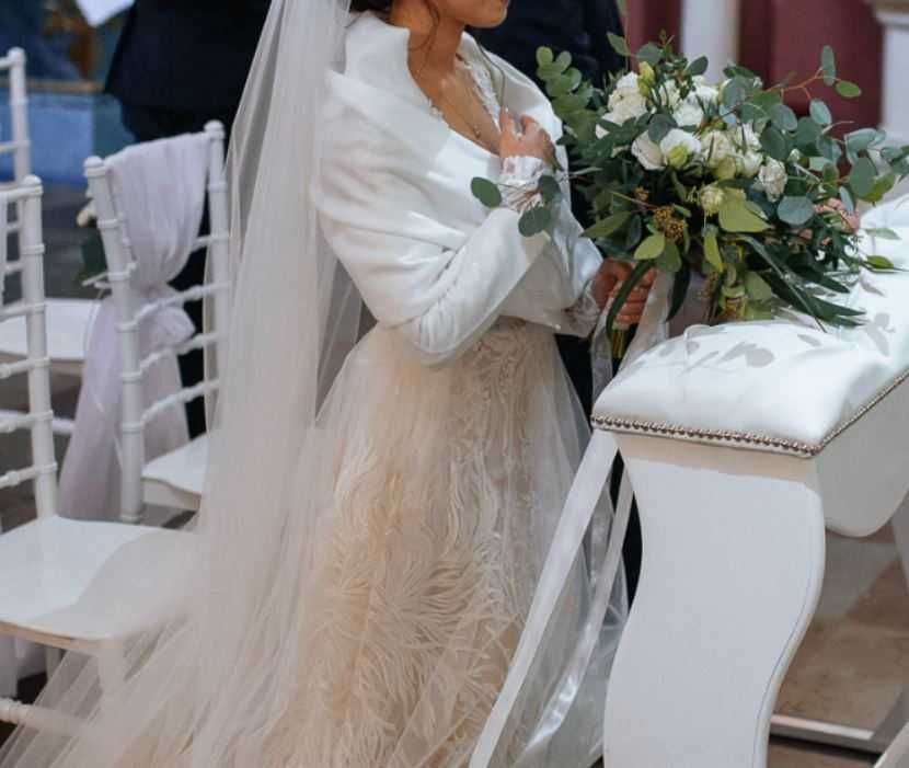 etola sweter ślubny XS