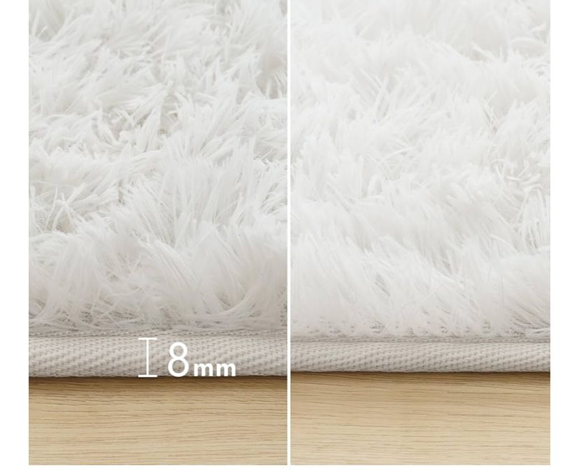 Tapetes quarto ou sala Amazon Branco antiderrapante