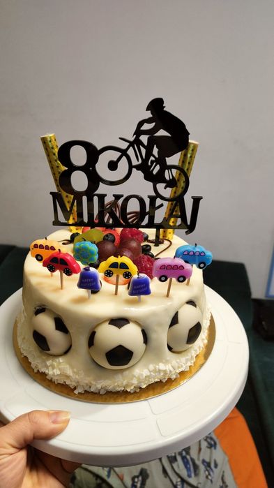 Topper ozdoba na tort Mikołaj 8